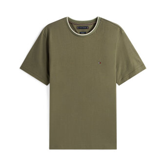 Tommy Hilfiger  - Tommy Hilfiger - Tipped Crew neck | T-shirt Battle green