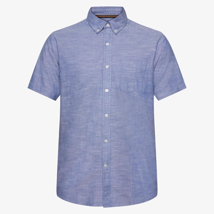 Signal - Signal - Hani linen look | K/Æ Skjorte Blue Gray