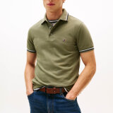 Tommy Hilfiger  - Tommy Hilfiger - Tipped slim fit | Polo T-shirt Battle Green 