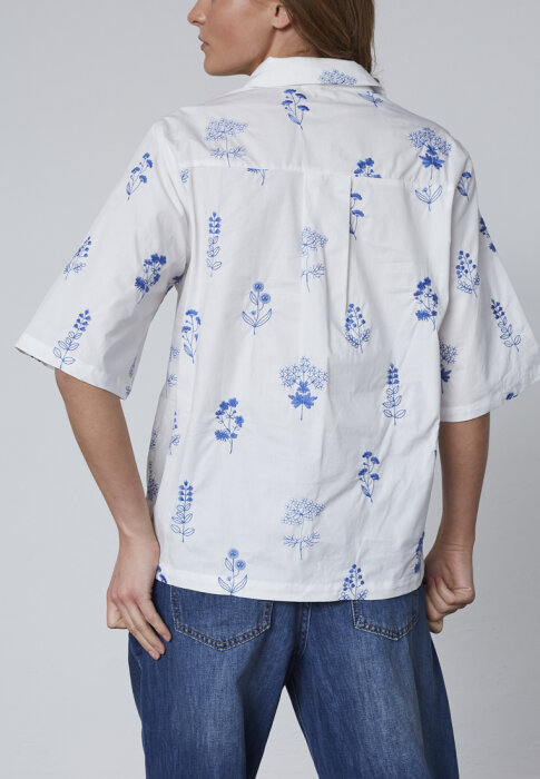 Love&divine ( Dame ) - LOVE&DIVINE - LOVE1351 | SKJORTE WHITE/BLUE