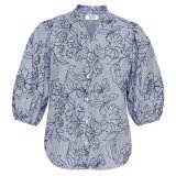 Love&divine ( Dame ) - LOVE&DIVINE - LOVE456-9 | SKJORTE STRIPE/FLOWER