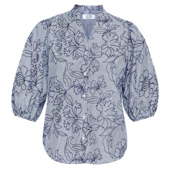 Love&divine ( Dame ) - LOVE&DIVINE - LOVE456-9 | SKJORTE STRIPE/FLOWER