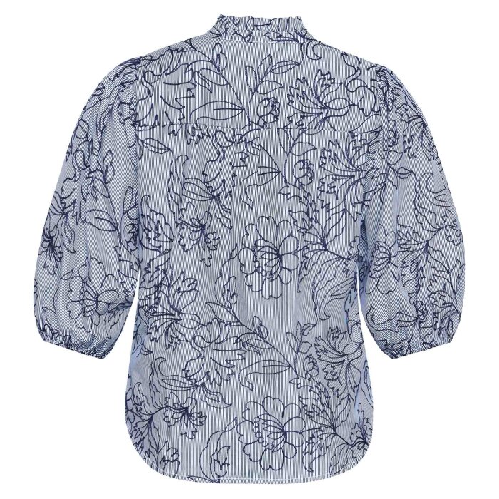 Love&divine ( Dame ) - LOVE&DIVINE - LOVE456-9 | SKJORTE STRIPE/FLOWER