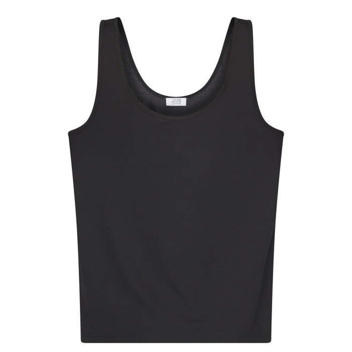 Love&divine ( Dame ) - LOVE&DIVINE - LOVE445-2 | TANKTOP BLACK
