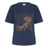 Pulz Jeans ( Dame ) - PULZ - PZKHARI | TSHIRT DARK SAPPHIRE Pulz Jeans ( Dame ) - PULZ - PZKHARI | TSHIRT DARK SAPPHIRE