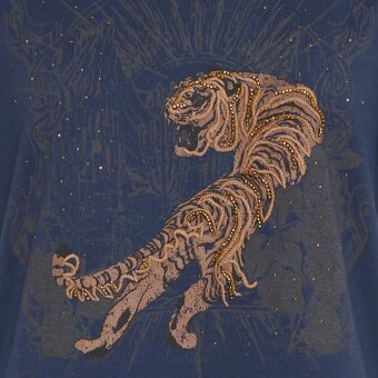 Pulz Jeans ( Dame )  - PULZ - PZKHARI | TSHIRT DARK SAPPHIRE