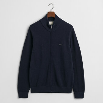 Gant - Gant - Pique | Cardigan Evening Blue
