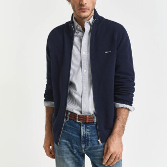 Gant - Gant - Pique | Cardigan Evening Blue