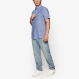 Signal - Signal - Hani linen look | K/Æ Skjorte Blue Gray