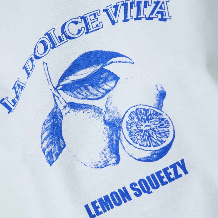 Sisters Point ( Dame ) - SISTERS POINT - HEKA-SS2 | T-SHIRT WHITE/B.COBALT