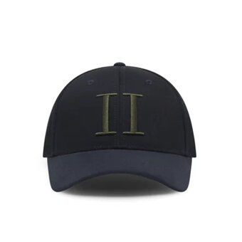 LES DEUX - Les Deux - Baseball suede cap | Kasket Dark Navy Chive