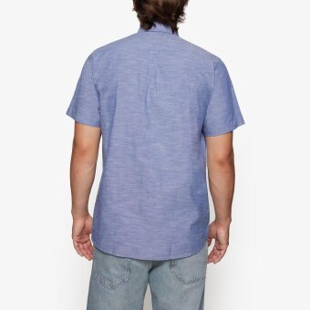 Signal - Signal - Hani linen look | K/Æ Skjorte Blue Gray
