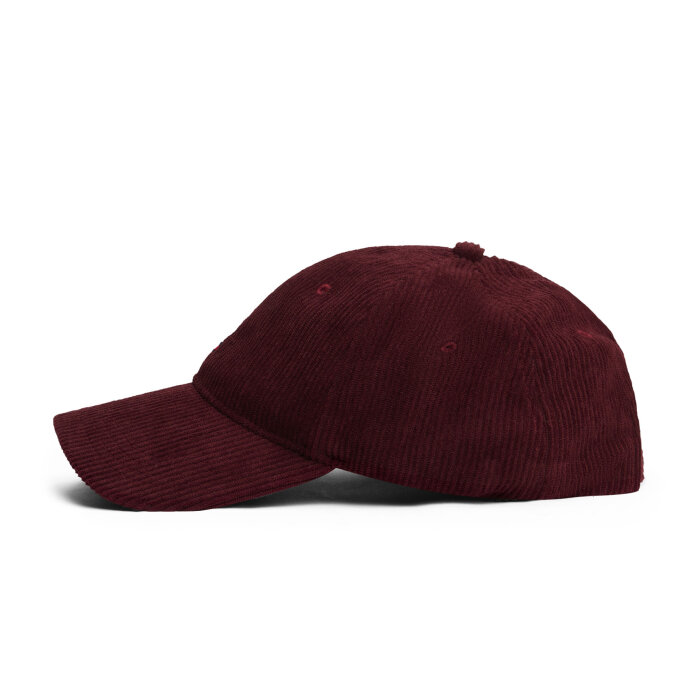 Tommy Hilfiger  - Tommy Hilfiger - TH flag 6 panel cord cap | Kasket Deep Burgundy