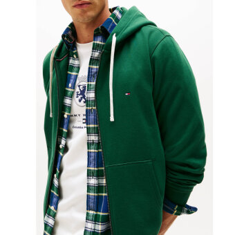 Tommy Hilfiger  - Tommy Hilfiger - Essential fleece zip through | Cardigan Ornamental Green