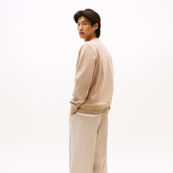 Tommy Hilfiger  - Tommy Hilfiger - Seasonal fleece crew neck | Sweatshirt Coastal Taupe 