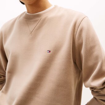 Tommy Hilfiger  - Tommy Hilfiger - Seasonal fleece crew neck | Sweatshirt Coastal Taupe 