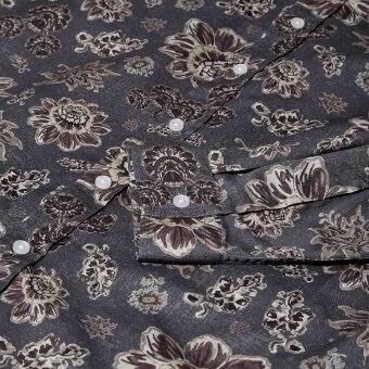 Mos Mosh Gallery - Mos Mosh - Massa Kaleido shirt | Skjorte Antracite