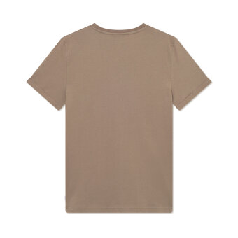 LES DEUX - Les Deux - Nørregaard cont. tee | T-shirt Teak 