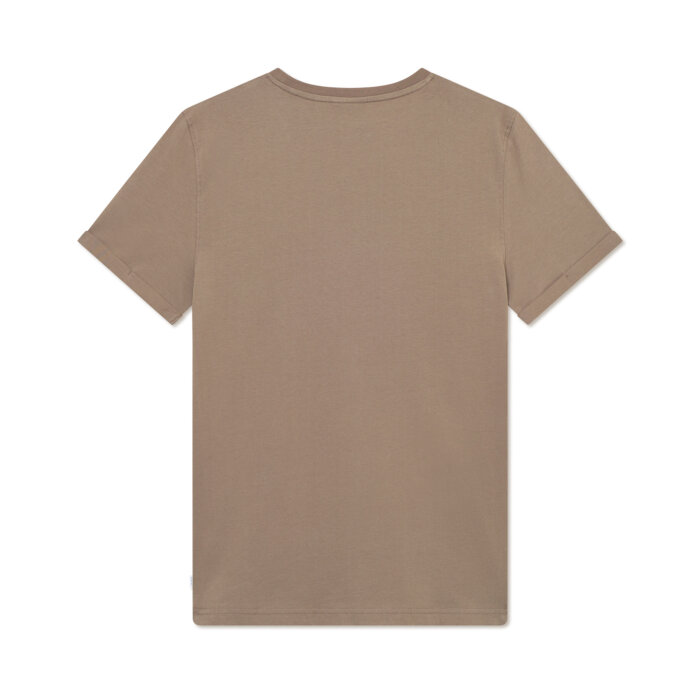LES DEUX - Les Deux - Nørregaard cont. tee | T-shirt Teak 