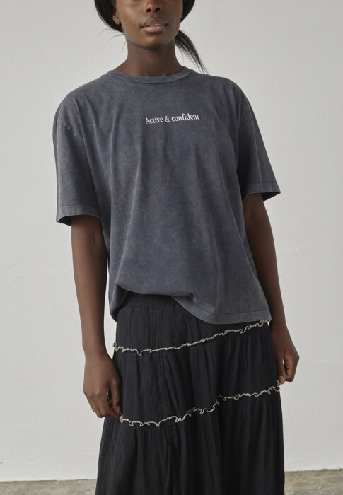 Love&divine ( Dame ) - LOVE&DIVINE - LOVE1303 | T-SHIRT DENIM BLUE