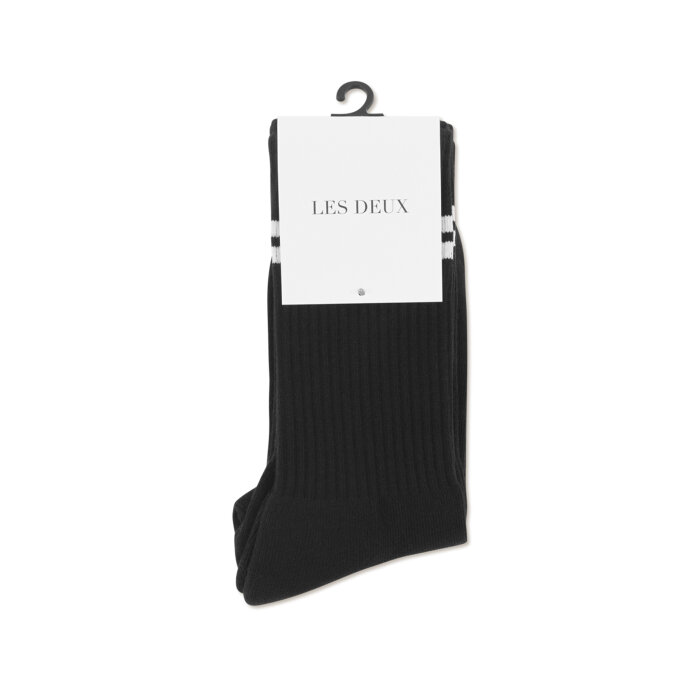 LES DEUX - Les Deux - Half Terry socks | Tennissokker Black