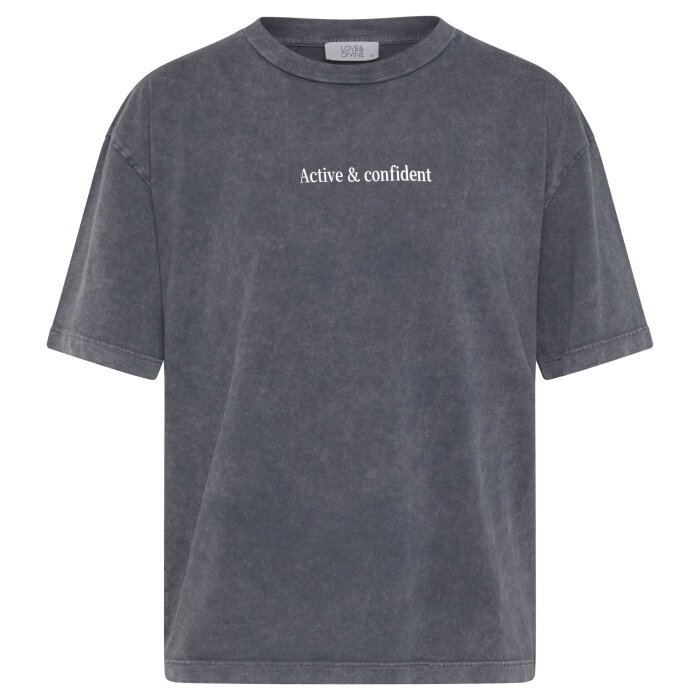 Love&divine ( Dame ) - LOVE&DIVINE - LOVE1303 | T-SHIRT DENIM BLUE