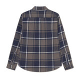 LES DEUX - Les Deux - Jeremy flannel shirt | Skjorte Dark Navy