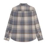 LES DEUX - Les Deux - Jeremy flannel shirt | Skjorte Grey Melange