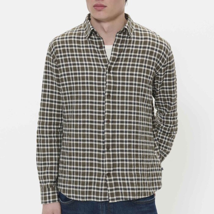 Matinique - Matinique - Christaldo shirt | Skjorte Olive Night 