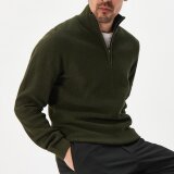 Matinique - Matinique - Lagoon 1/4 zip | Strik Dark Forest