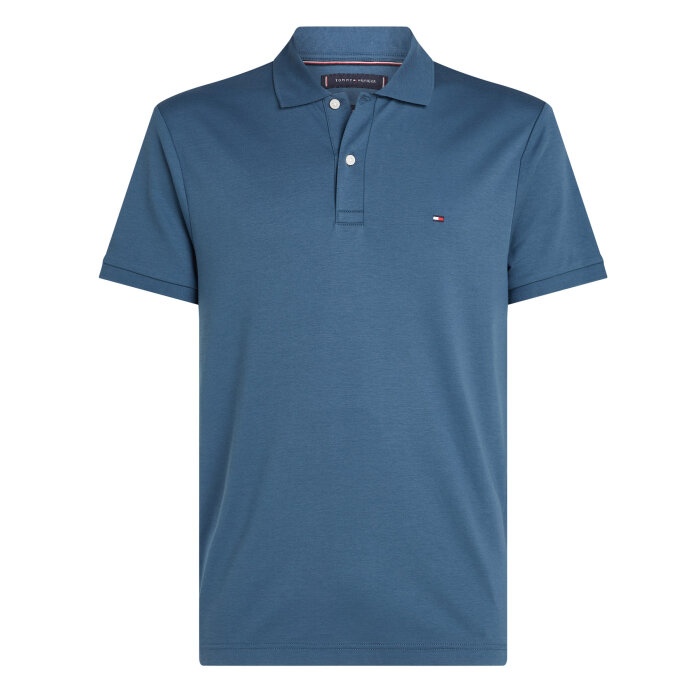 Tommy Hilfiger  - Tommy Hilfiger - TH liquid cotton | Polo T-shirt Aegean sea