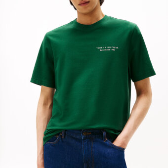 Tommy Hilfiger  - Tommy Hilfiger - TH photo print graphic tee | T-shirt Ornamental green