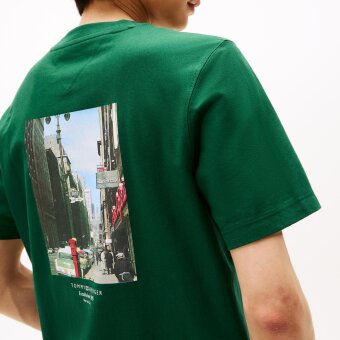 Tommy Hilfiger  - Tommy Hilfiger - TH photo print graphic tee | T-shirt Ornamental green