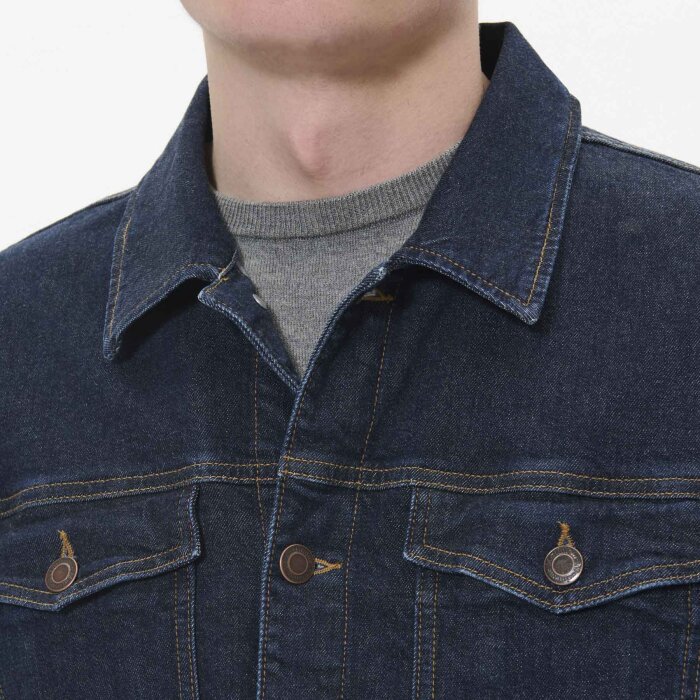 Matinique - Matinique - Shepard denim jacket | Cowboyjakke Dark Rinse