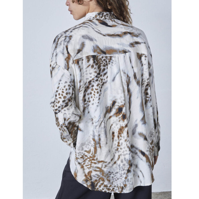 Love&divine ( Dame ) - LOVE&DIVINE - LOVE1107-1 | SKJORTE CREAM/BROWN