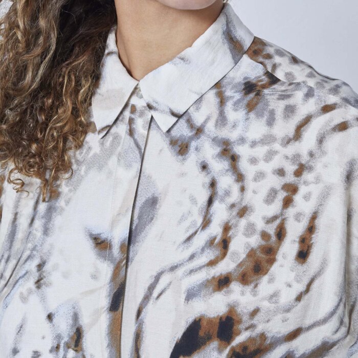 Love&divine ( Dame ) - LOVE&DIVINE - LOVE1107-1 | SKJORTE CREAM/BROWN