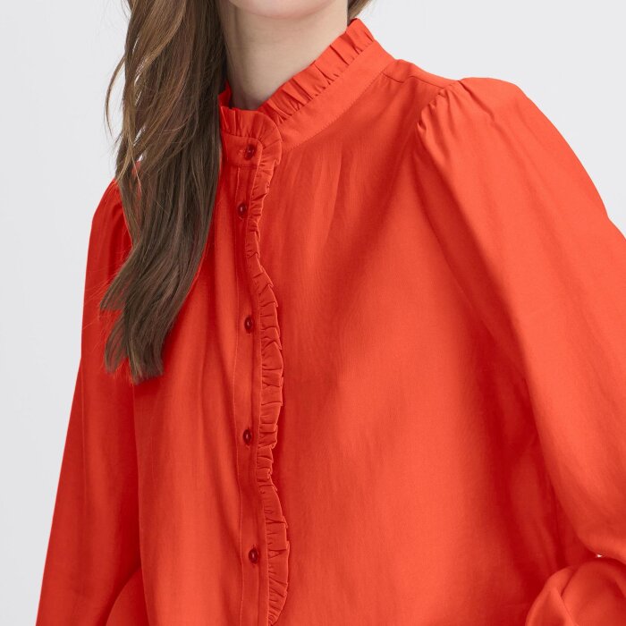 ICHI ( Dame ) - ICHI - IHKARLANI SH | SKJORTE FEIRY RED