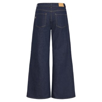 Pulz Jeans ( Dame )  - PULZ - PZLIRA UHW | JEANS WIDE LEG DARK BLUE DENIM