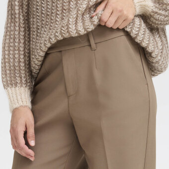 Pulz Jeans ( Dame )  - PULZ - PZBINDY HW WIDE LEG | BUKSER WALNUT