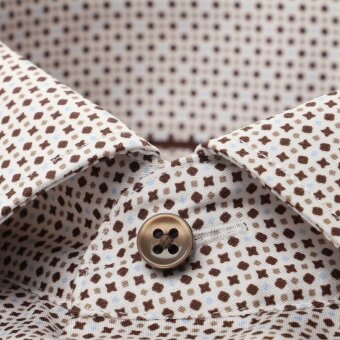 Eterna - Eterna - 1054 26 X19K | Modern Fit Skjorte Sand
