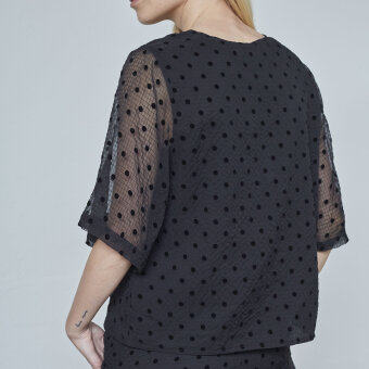 Love&divine ( Dame ) - LOVE&DIVINE - LOVE1418 | SKJORTE BLACK DOT