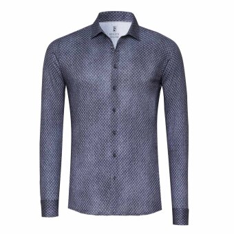 Desoto - Desoto - 87328 749 | Jersey Skjorte Navy Denim