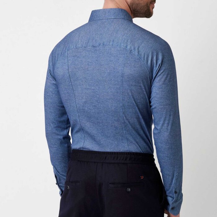 Desoto - Desoto - 87528 594 | Jersey Skjorte Blue twill