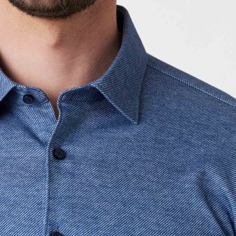 Desoto - Desoto - 87528 594 | Jersey Skjorte Blue twill