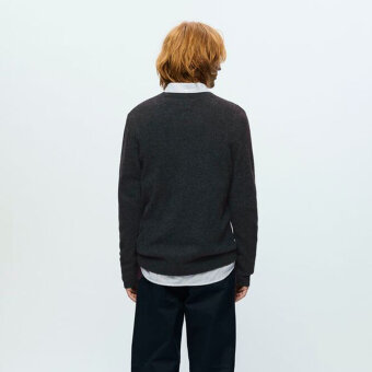 Double A by Wood Wood - Wood Wood - Tay sweater | Strik Black Beauty