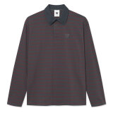 Double A by Wood Wood - Wood wood - Landon | Polo Shirt Black Sand Stripe Double A by Wood Wood - Wood wood - Landon | Polo Shirt Black Sand Stripe