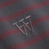 Double A by Wood Wood - Wood wood - Double A Landon | Polo Shirt Black Sand Stripe 