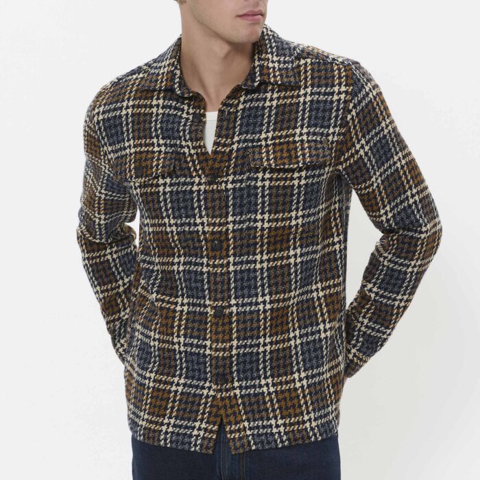 Matinique - Matinique - Glibbon heritage | Overshirt Dark Navy