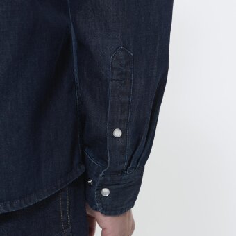 Matinique - Matinique - Christaldo shirt | Skjorte dark washed denim