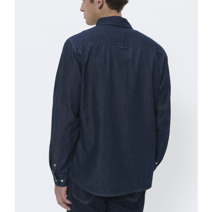 Matinique - Matinique - Christaldo shirt | Skjorte dark washed denim